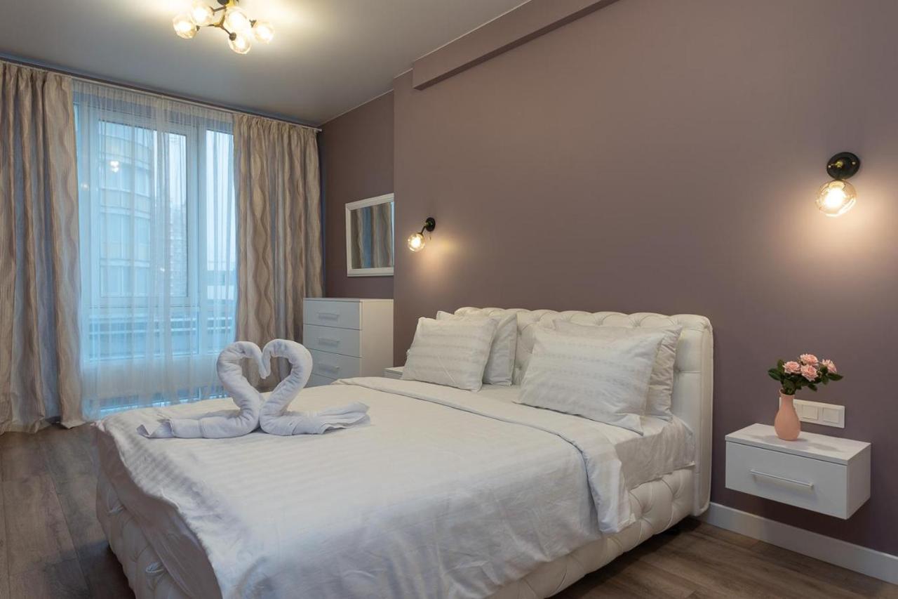 New Modern Apartments. Metro Minskaya เคียฟ ภายนอก รูปภาพ