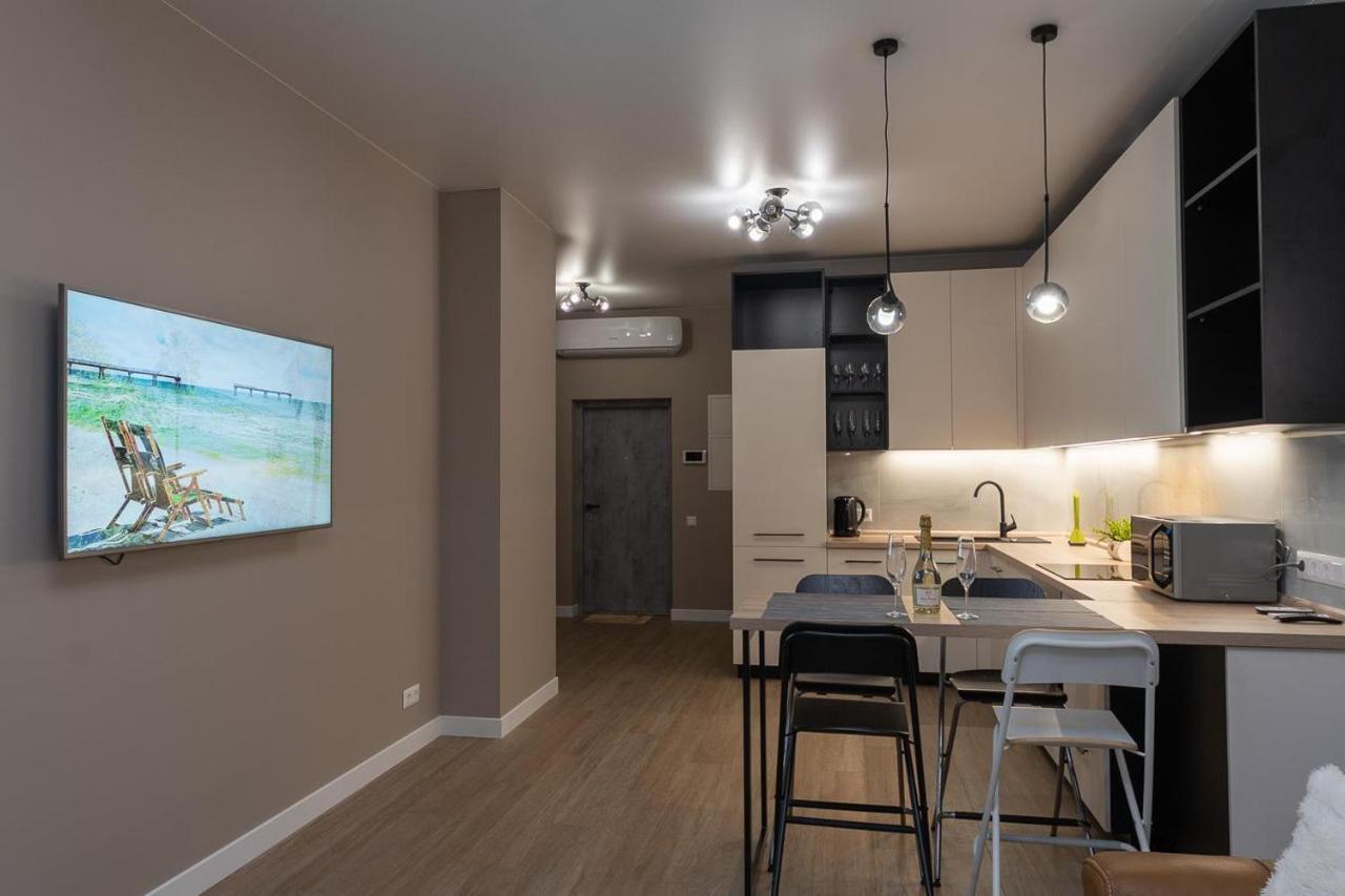 New Modern Apartments. Metro Minskaya เคียฟ ภายนอก รูปภาพ
